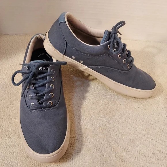 Sperry Shoes Sperry Mens Cutter Cvo Blue Sneakers Size